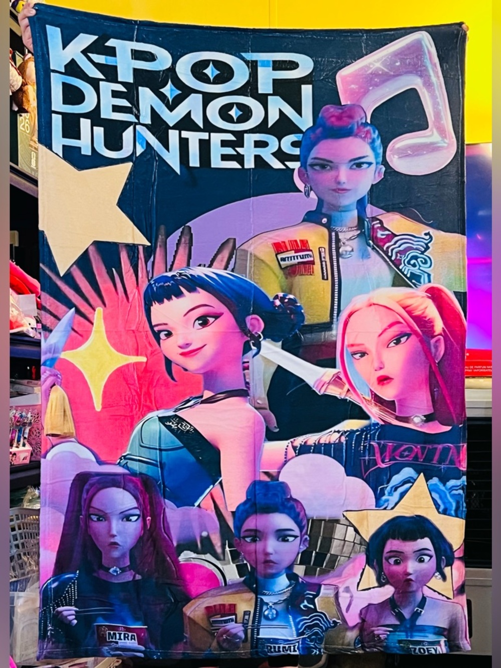 Kpop Demon Hunters Throw Blanket